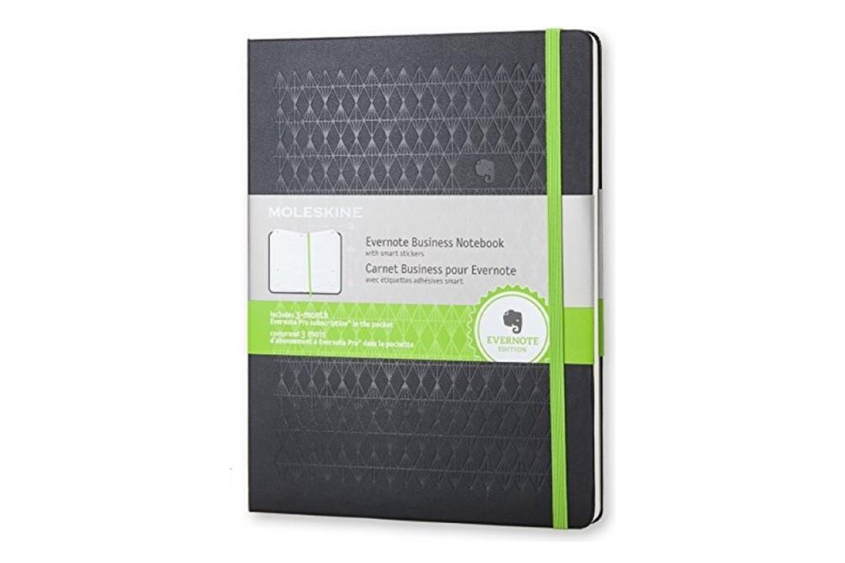 Moleskine Evernote Smart Business Notebook Ruled Black XL